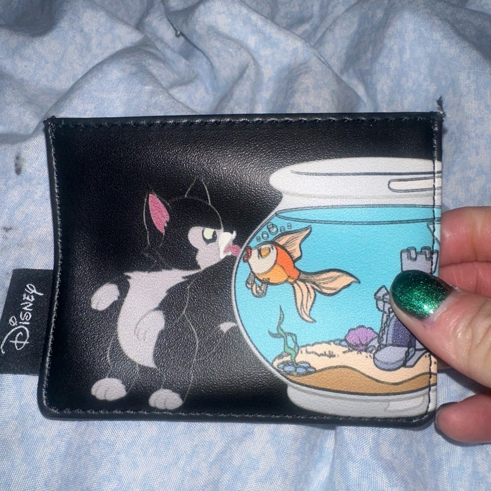 Disney Black and Blue Fishbowl Wallet